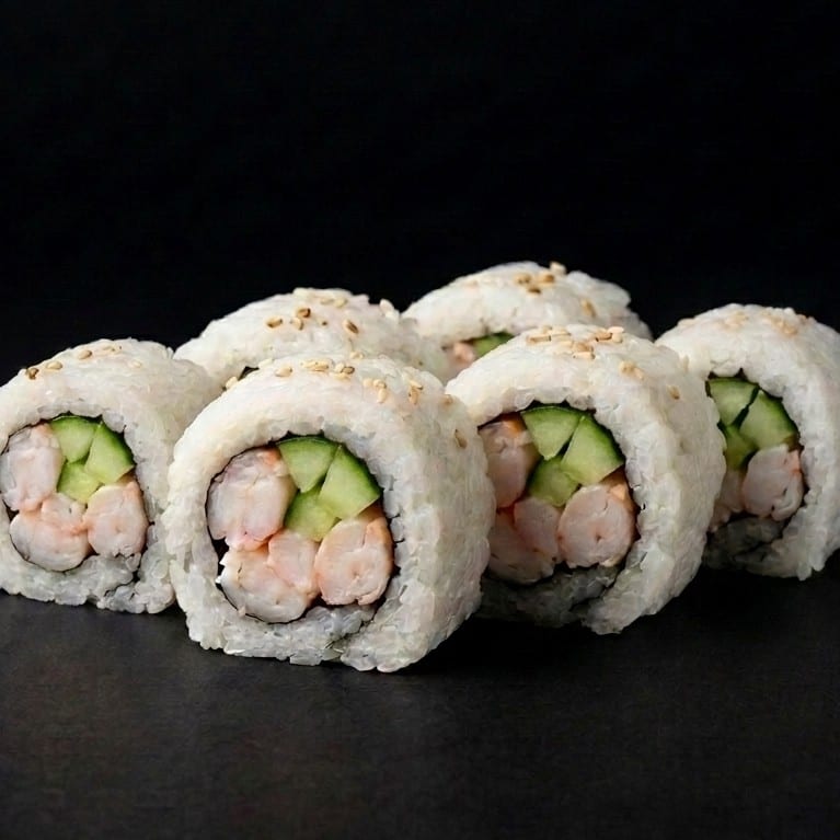 Shrimp Cucumber Roll.