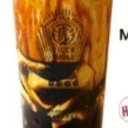 Tiger Sugar Black Sugar Milk W. Boba & Pudding.
