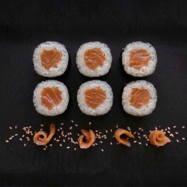 Smoked Salmon Roll.
