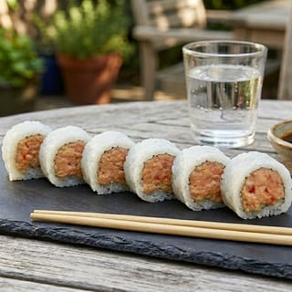Spicy Yellowtail Crunch Roll