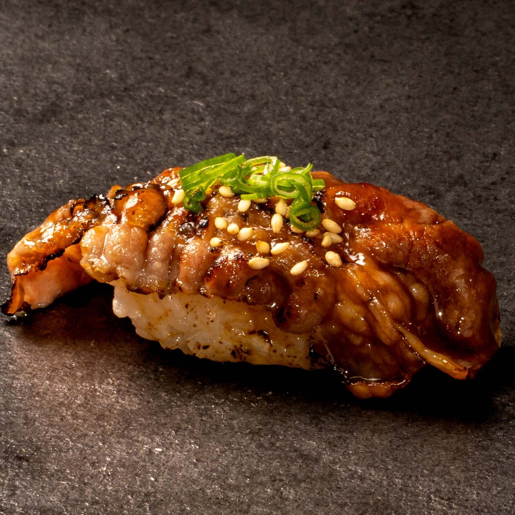 Torched Kalbee Sushi.