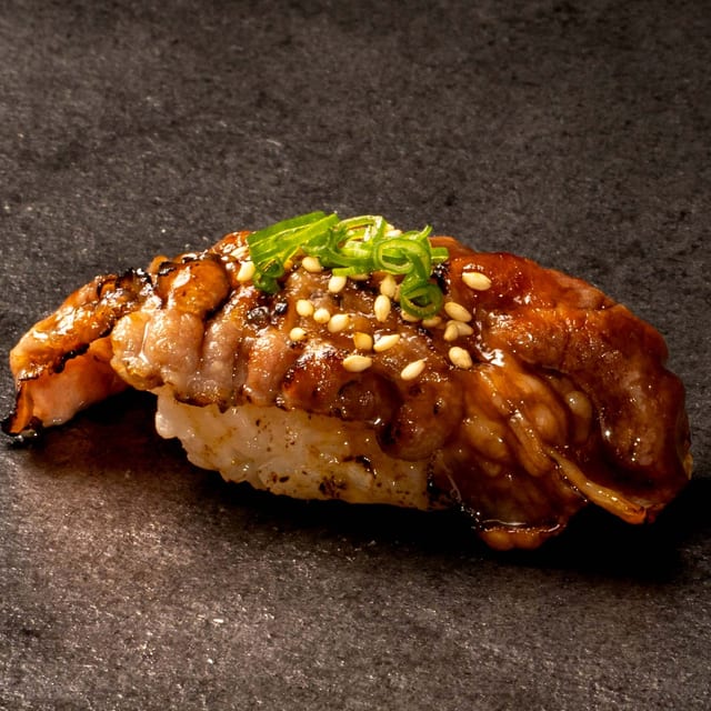 Torched Kalbee Sushi.