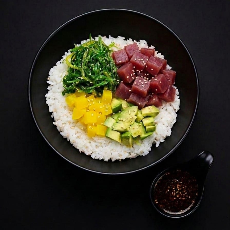 Tuna (Bluefin) Poke Bowl.