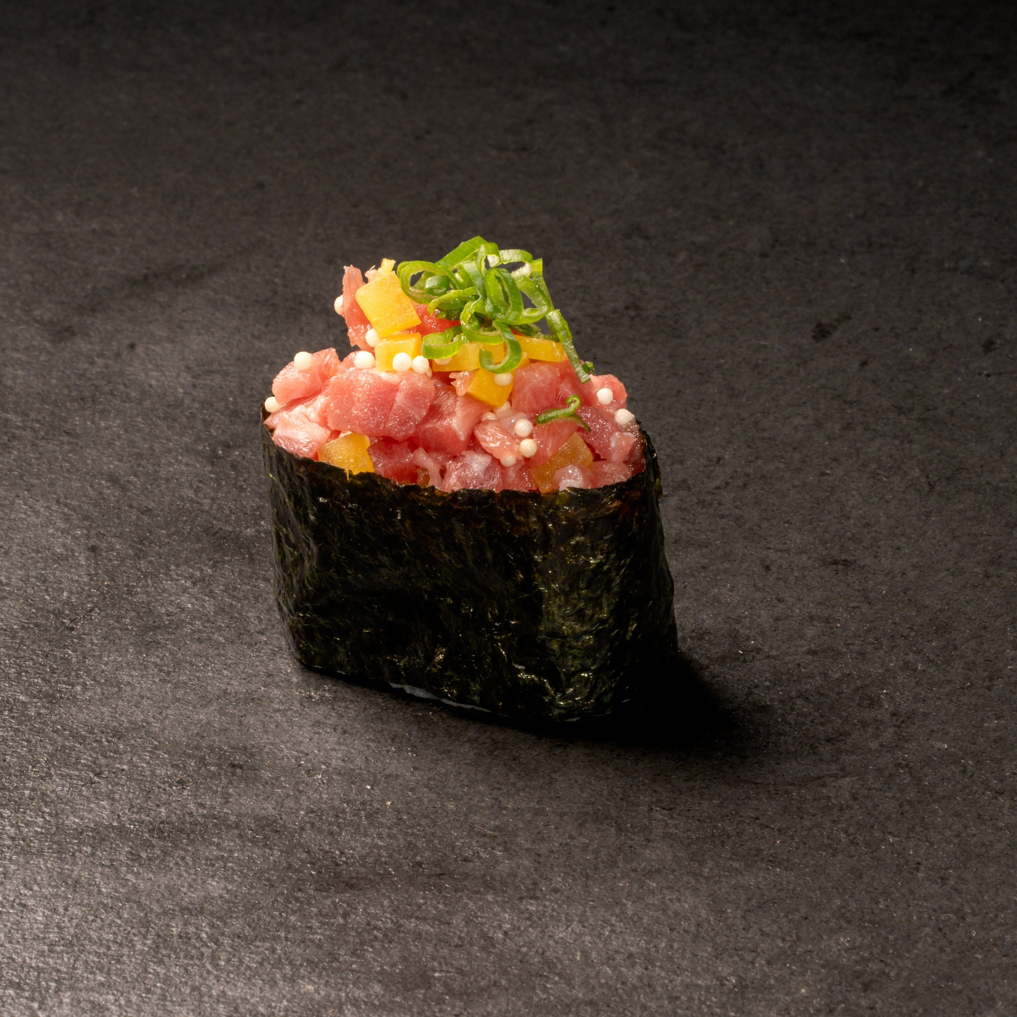 Negi Toro Scallion Gunkan.