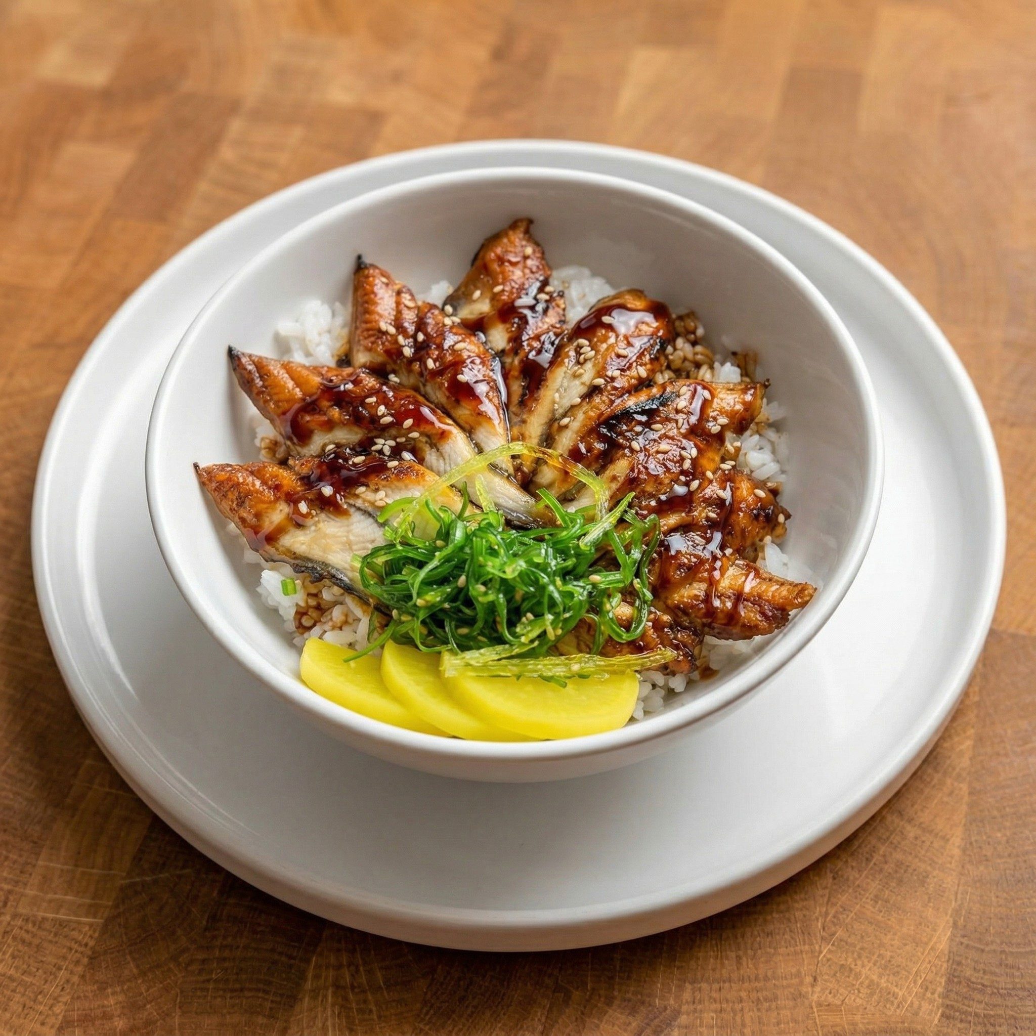 Eel (Unagi) Donburi.