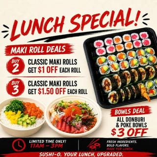 3 Maki Rolls