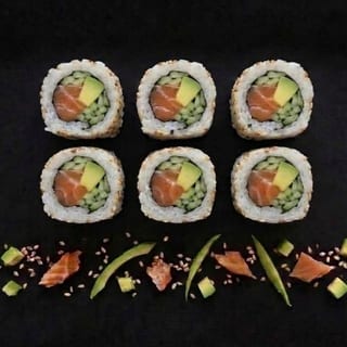 Salmon Cucumber Avocado Roll - Alaska