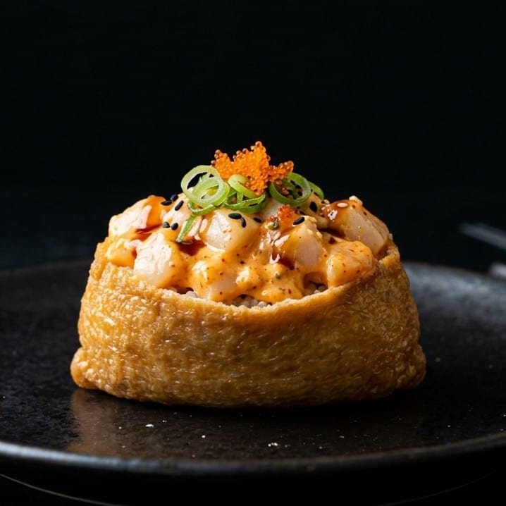 Spicy Scallop Inari.