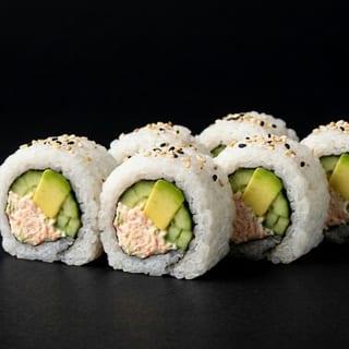 Kani Avocado Cucumber Roll - California