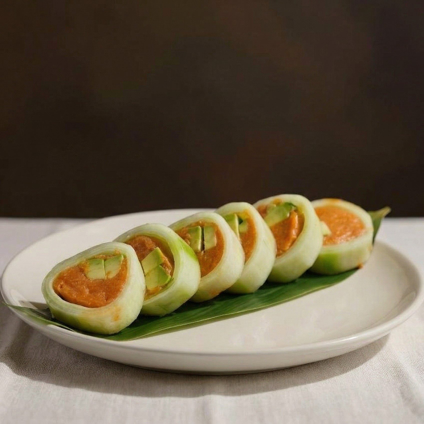 Sasuke Cucumber Wrapped Roll.