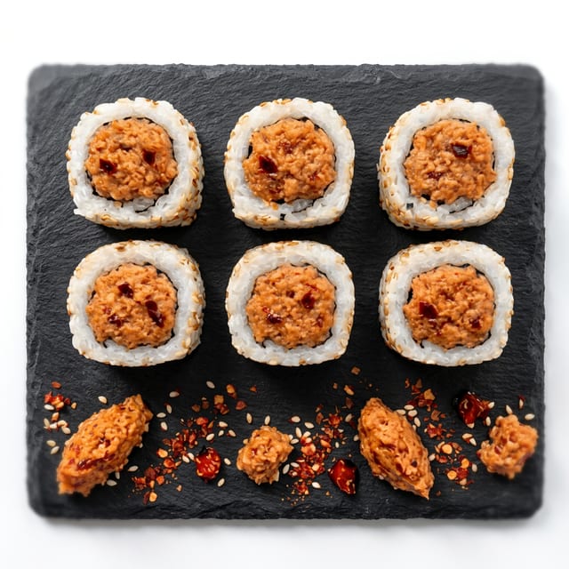 Spicy Tuna Crunch Maki.