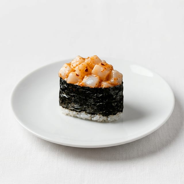 Spicy Scallop Gunkan.