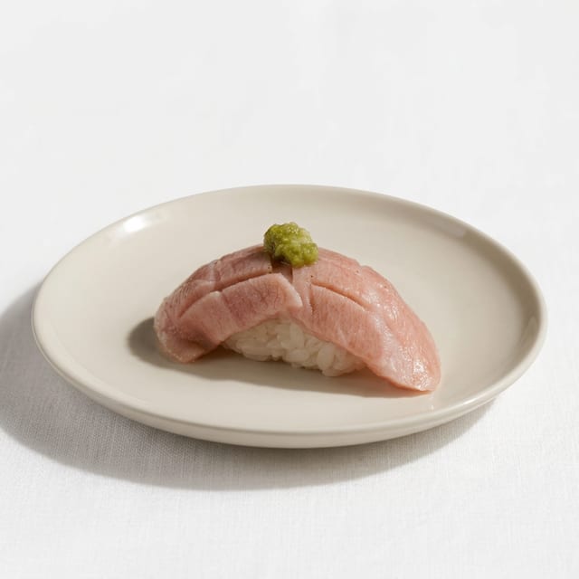 Torched Otoro (Bluefin) Nigiri.
