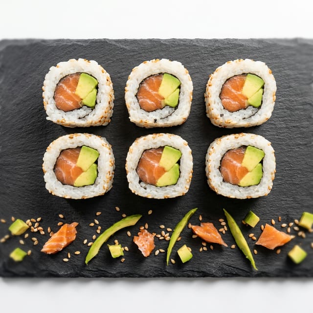 Salmon Avocado Maki.