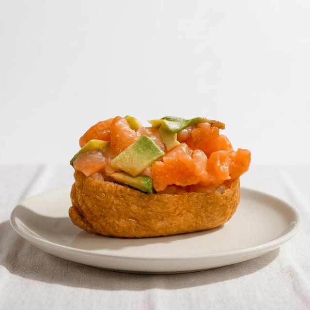 Smoked Salmon Inari.