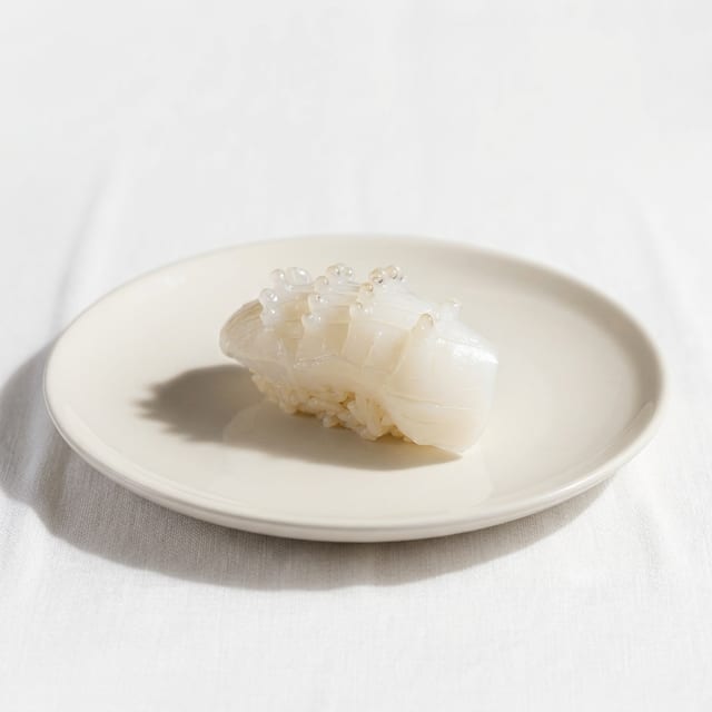 Torched Squid Nigiri.