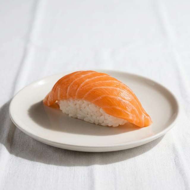 Smoked Salmon Nigiri.