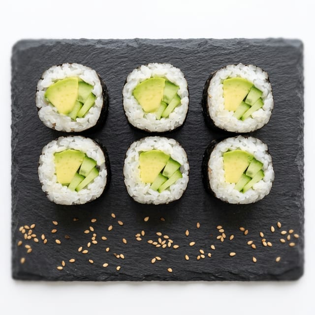 Avocado Cucumber Maki.