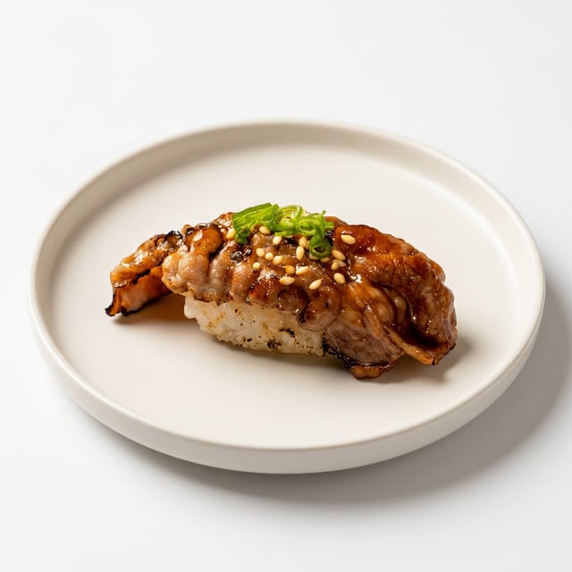 Torched Kalbi Nigiri.