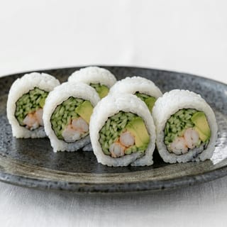 Shrimp Avocado Cucumber Maki
