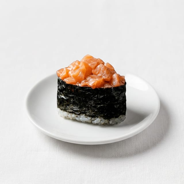 Smoked Salmon Gunkan.