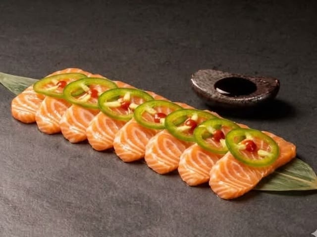 Salmon Jalapenos Yuzu.