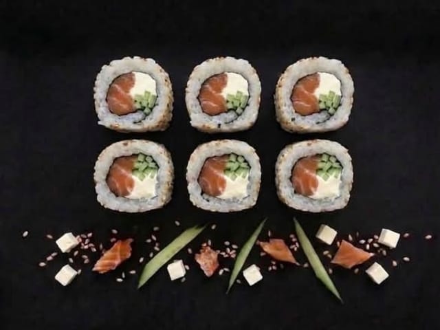 Smoked Salmon Cucumber Cream Cheese.