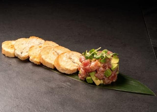 Tuna Tartare Crostini.