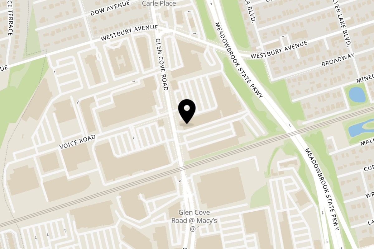 Map showing the location of Sushi-O Carle Place on 207 Glen Cove Rd in Carle Place
